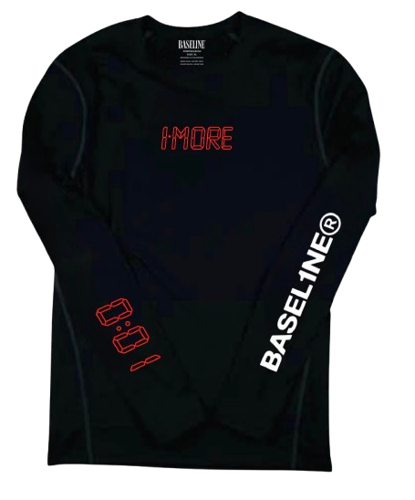 0:01 Compression Full Slevee in Black/Red