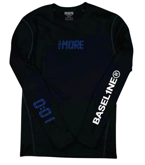 0:01 Compression Full Slevee in Black/Blue