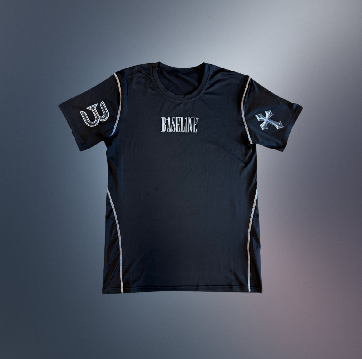 BASEL1NE® - “Chrome Cross” Compression Shirt