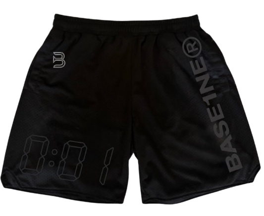 0:01 Mesh Shorts in Black