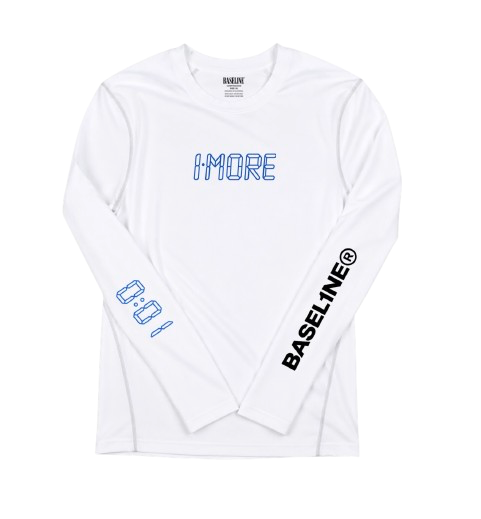 0:01 Compression Full Slevee in White/Blue