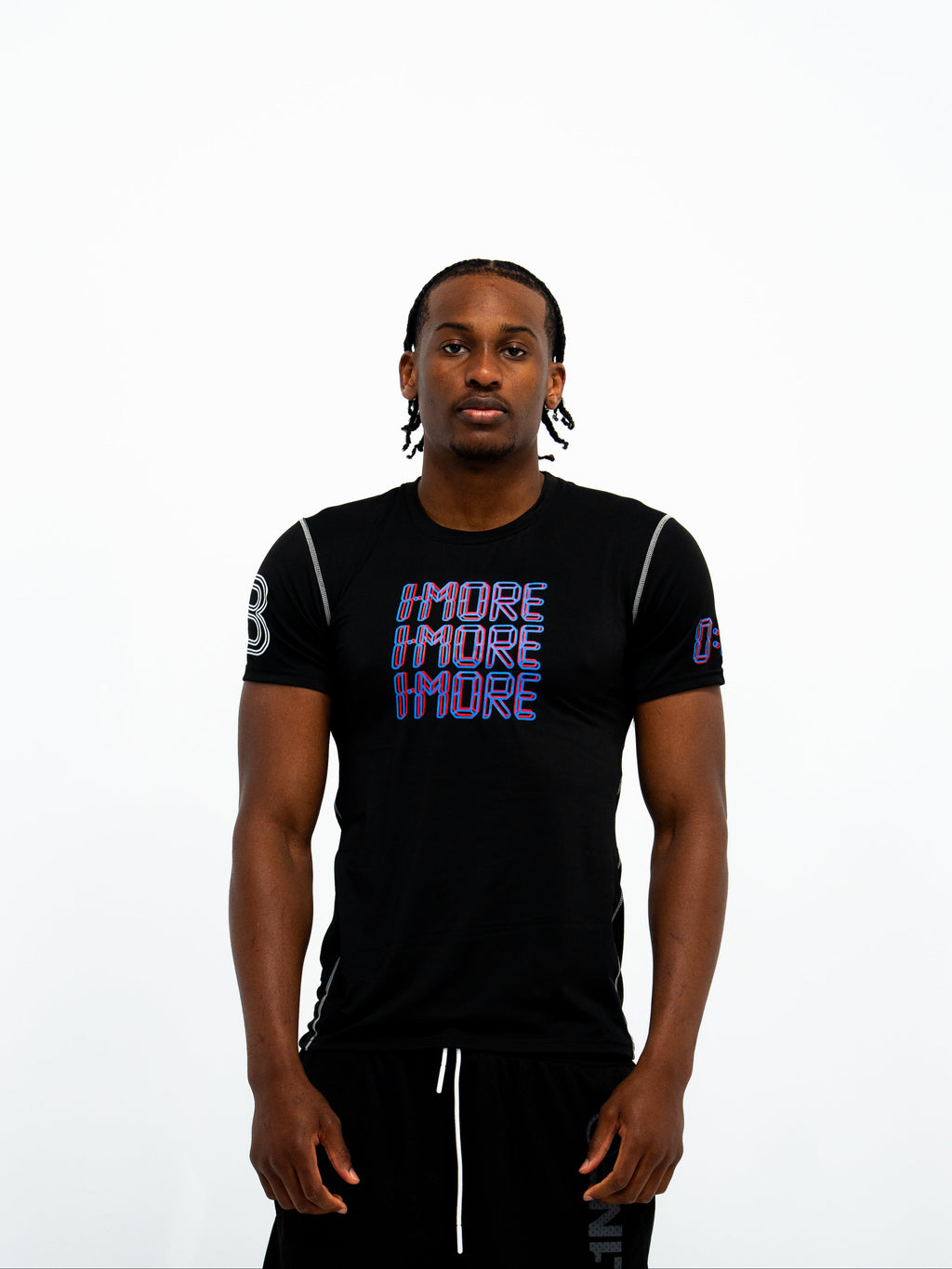 0:01 Compression Tee Infrared-Blue