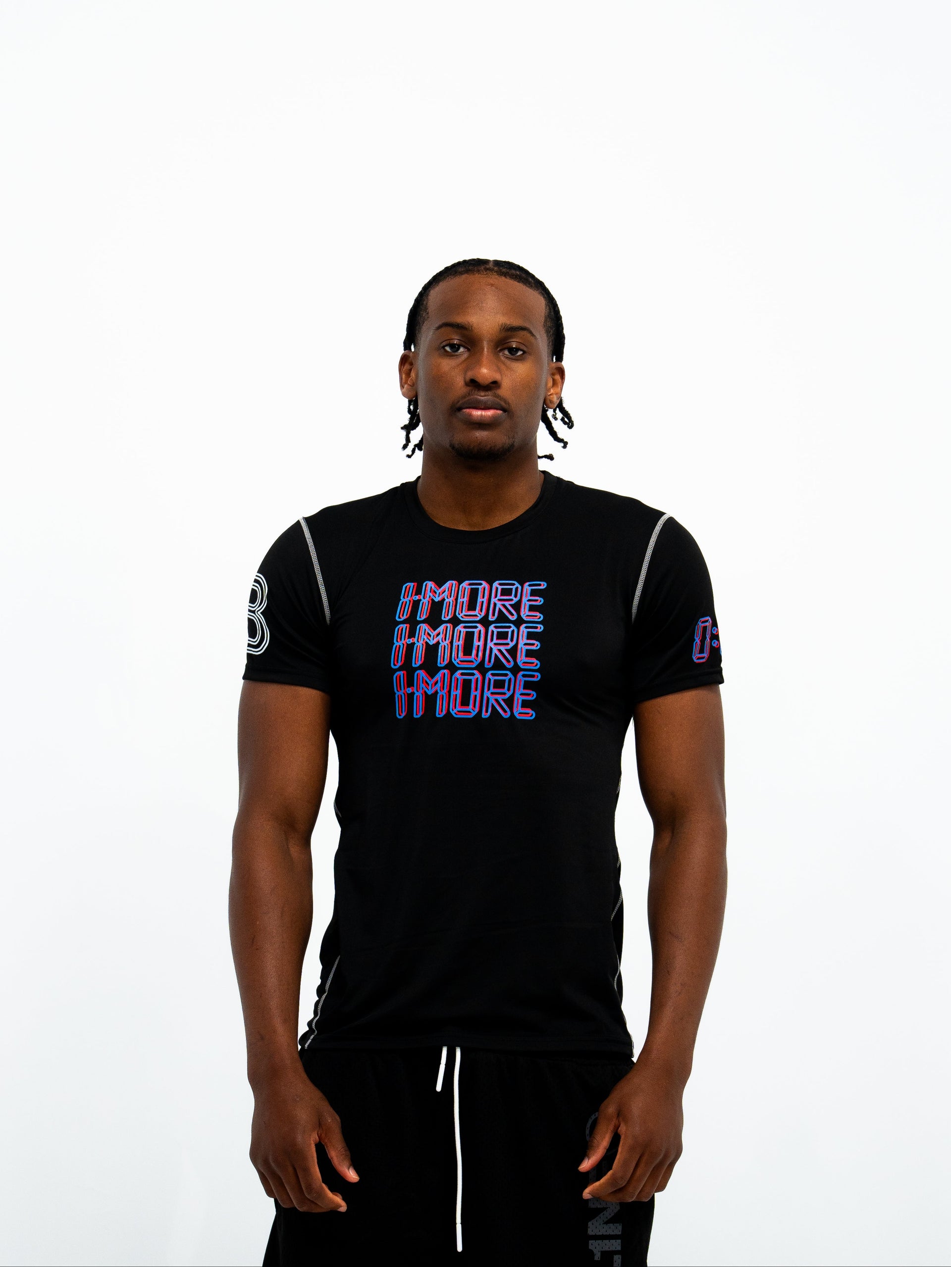 0:01 Compression Tee Infrared-Blue
