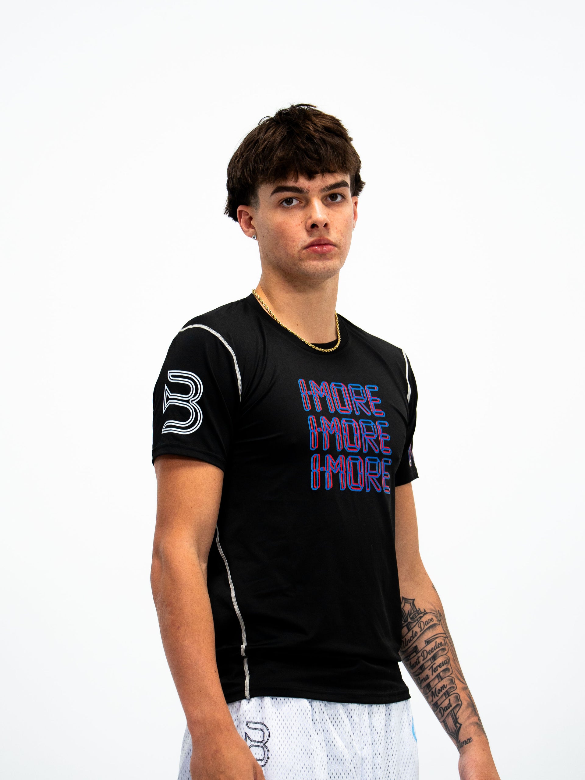 0:01 Compression Tee Infrared-Blue