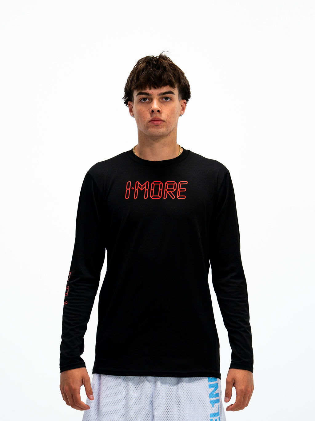 0:01 Compression Full Slevee in Black/Red