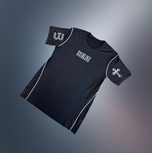 BASEL1NE® - “Chrome Cross” Compression Shirt