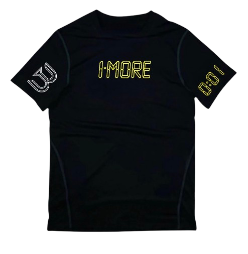 0:01 Compression Tee in Black/Yellow